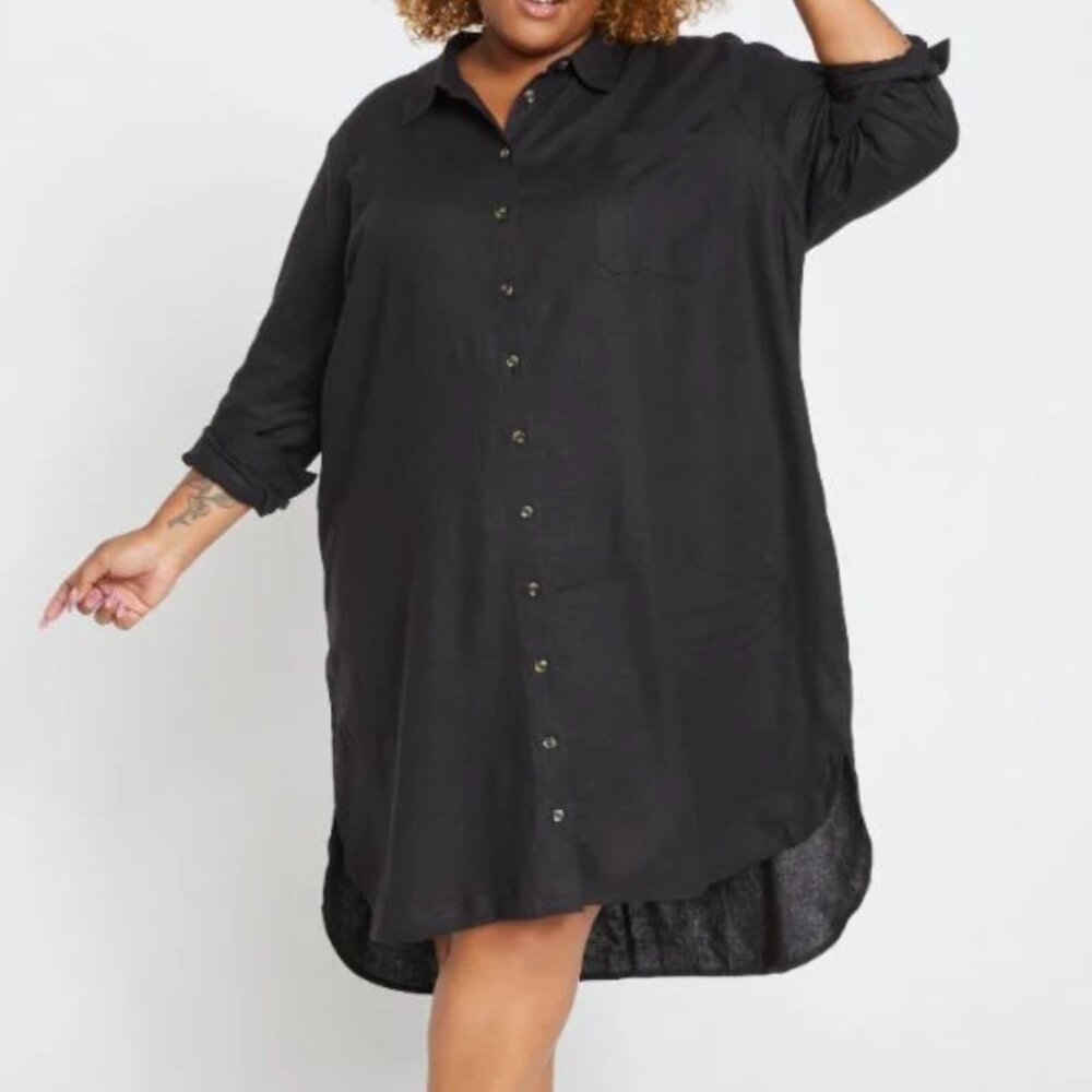 EUC Universal Standard Seaside Linen Shirtdress
